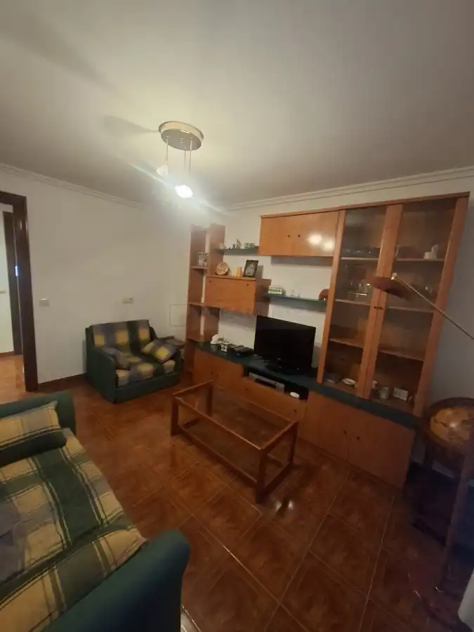 Sala de estar de Apartamento en venta en Vitoria - Gasteiz con Calefacción, Parquet y Terraza