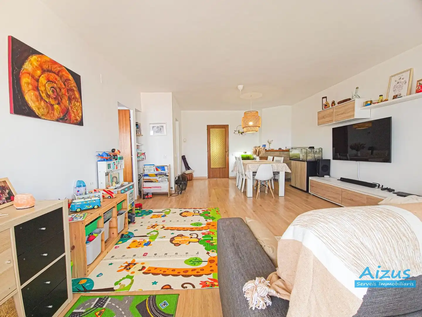 Sala de estar de Piso en venta en Sentmenat con Aire acondicionado, Calefacción y Terraza