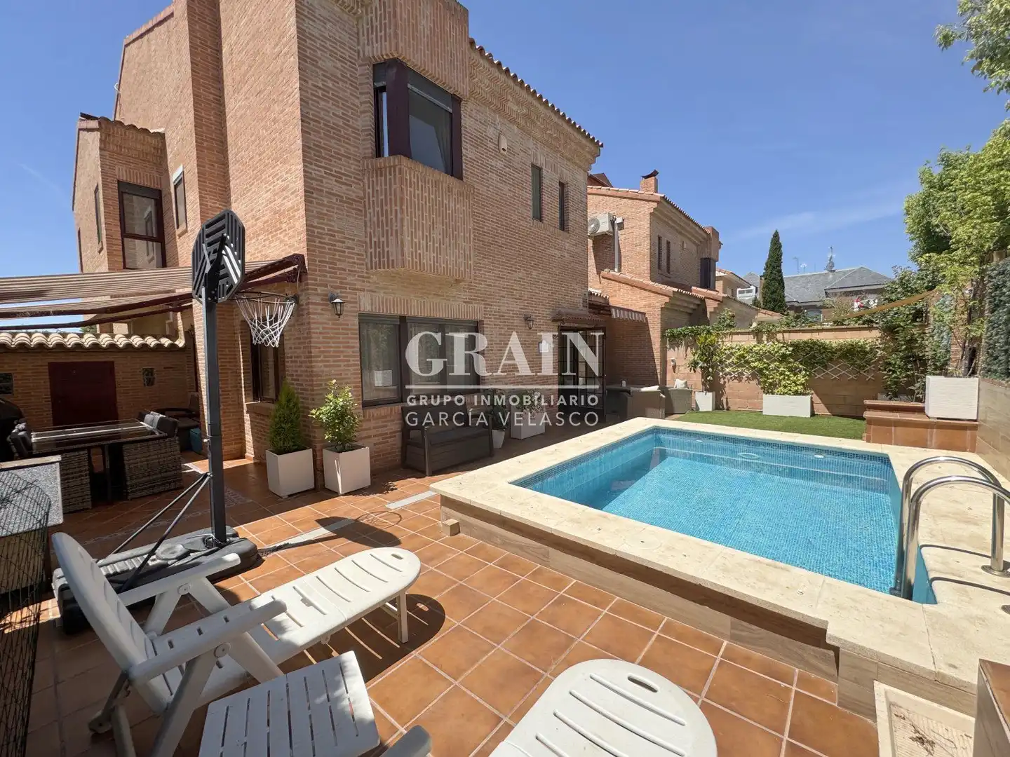 Jardín de Casa o chalet en venta en Albacete con Aire acondicionado, Calefacción y Jardín privado