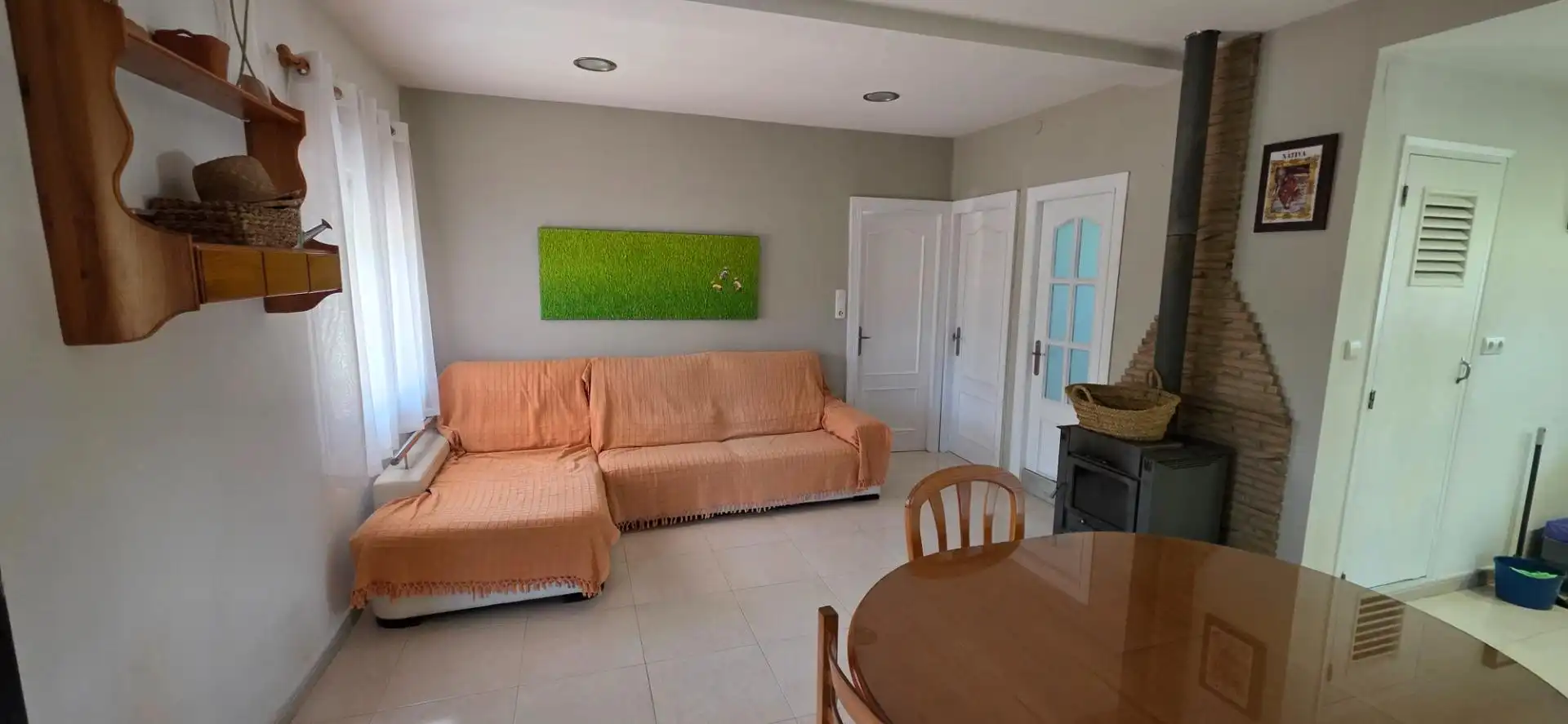 Sala d'estar de Casa o xalet en venda en Alzira amb Aire condicionat, Jardí privat i Traster
