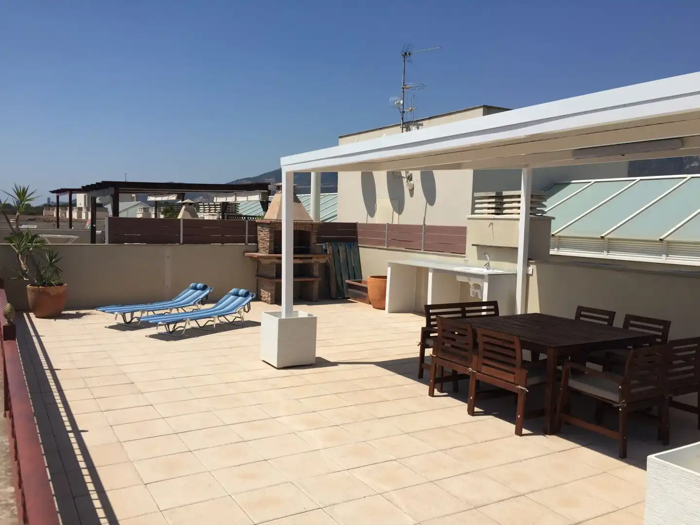 Terraza de Ático en venta en La Ràpita con Aire acondicionado, Calefacción y Parquet