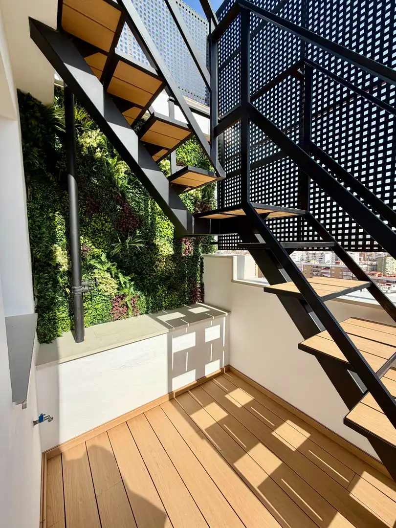 Terraza de Ático en venta en Málaga con Aire acondicionado, Calefacción y Jardín privado