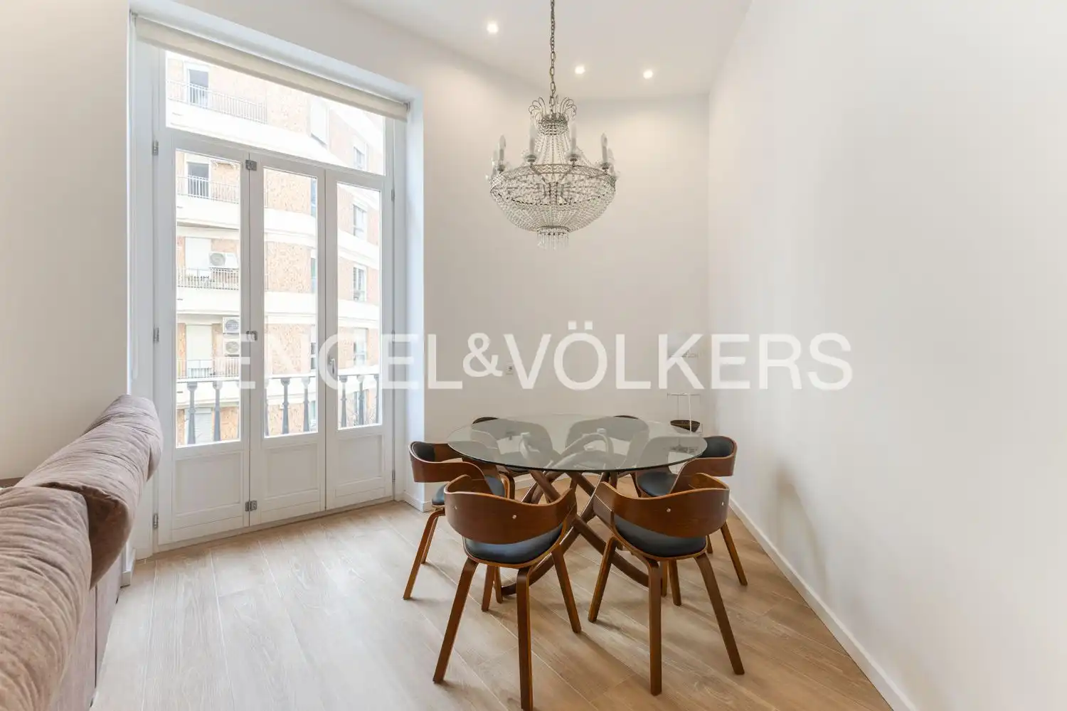 Dining room of Flat for rent in Valencia  with Air Conditioner, Heating and Furnished