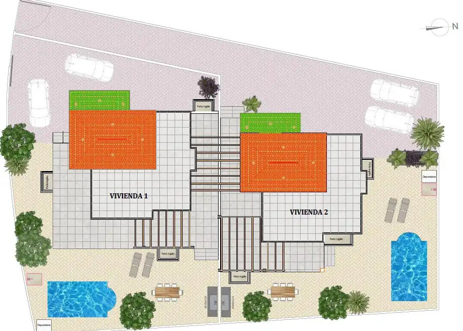 Maison avec piscine à vendre à Pueblo Acantilado - Lanuza, imagen 13