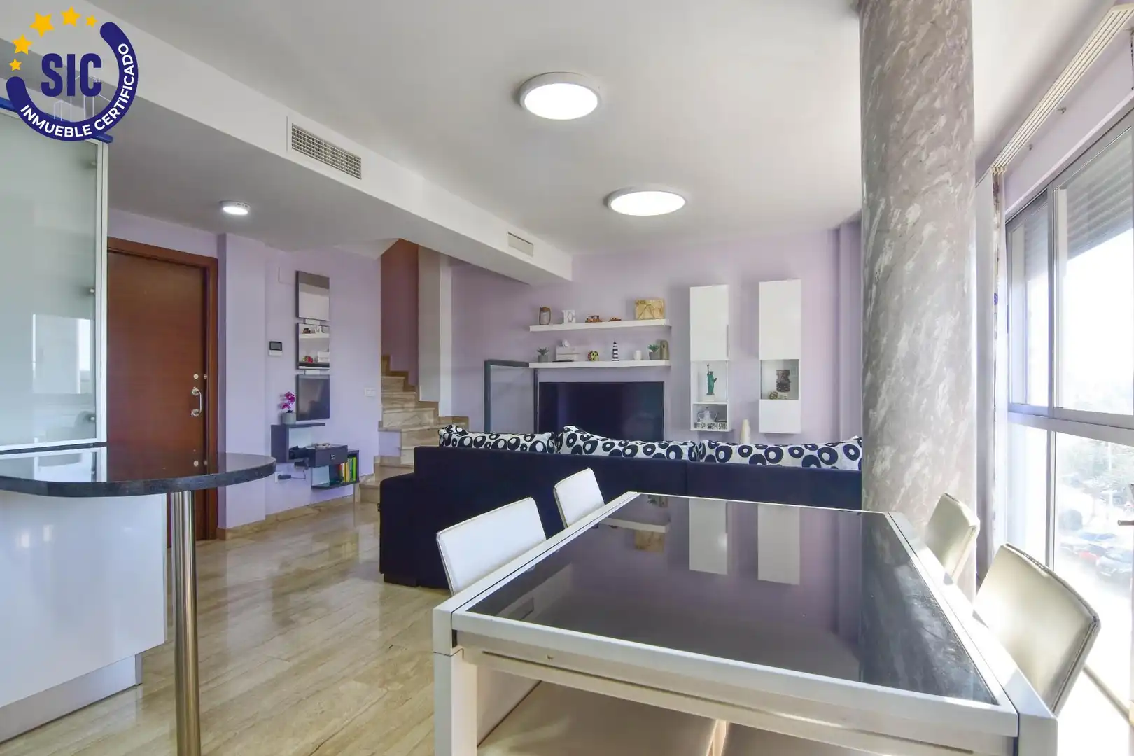 Sala de estar de Dúplex en venta en Catarroja con Aire acondicionado, Calefacción y Trastero