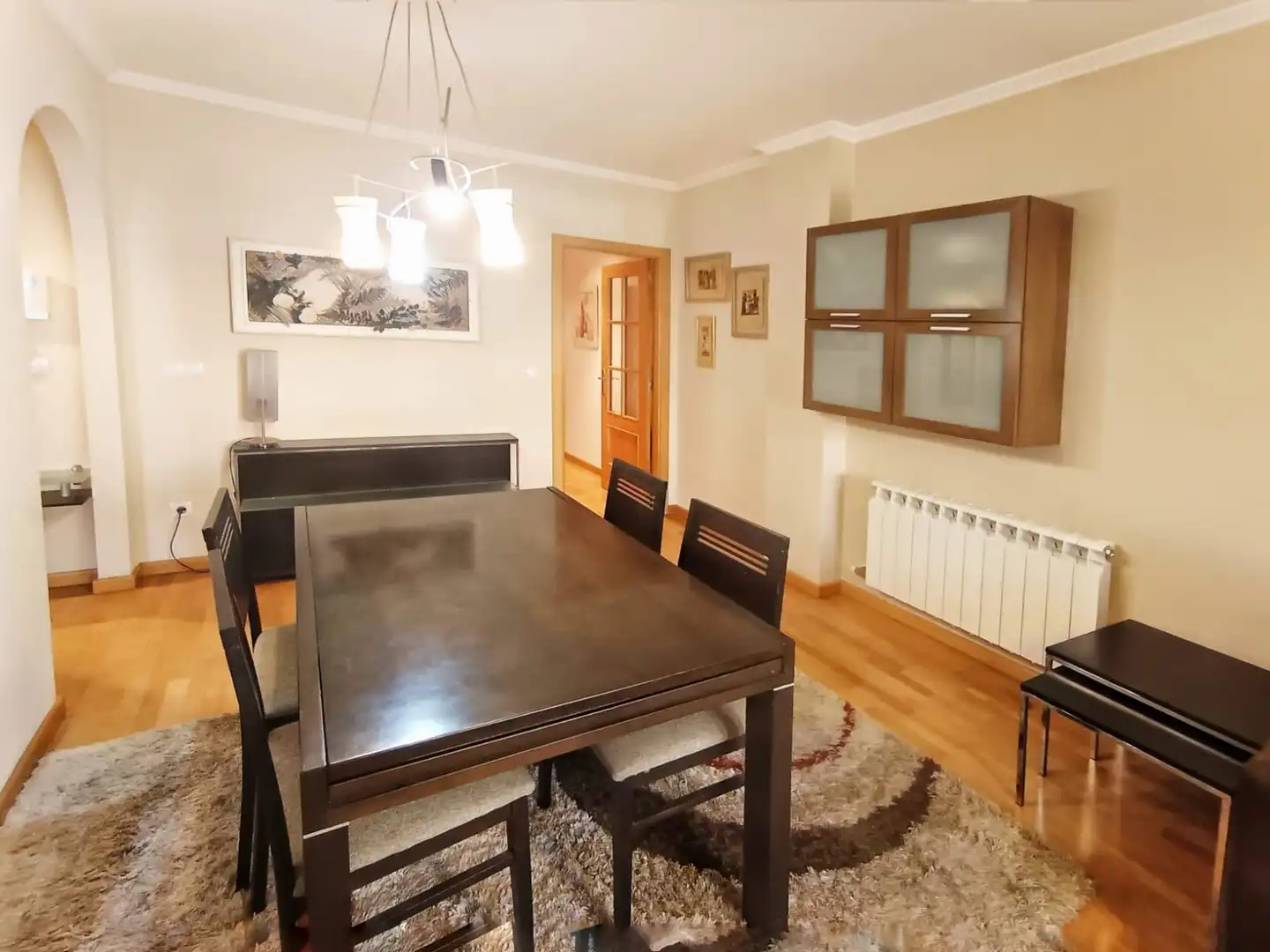 Esszimmer von Wohnung zur Miete in Pontevedra Capital  mit Heizung und Möbliert