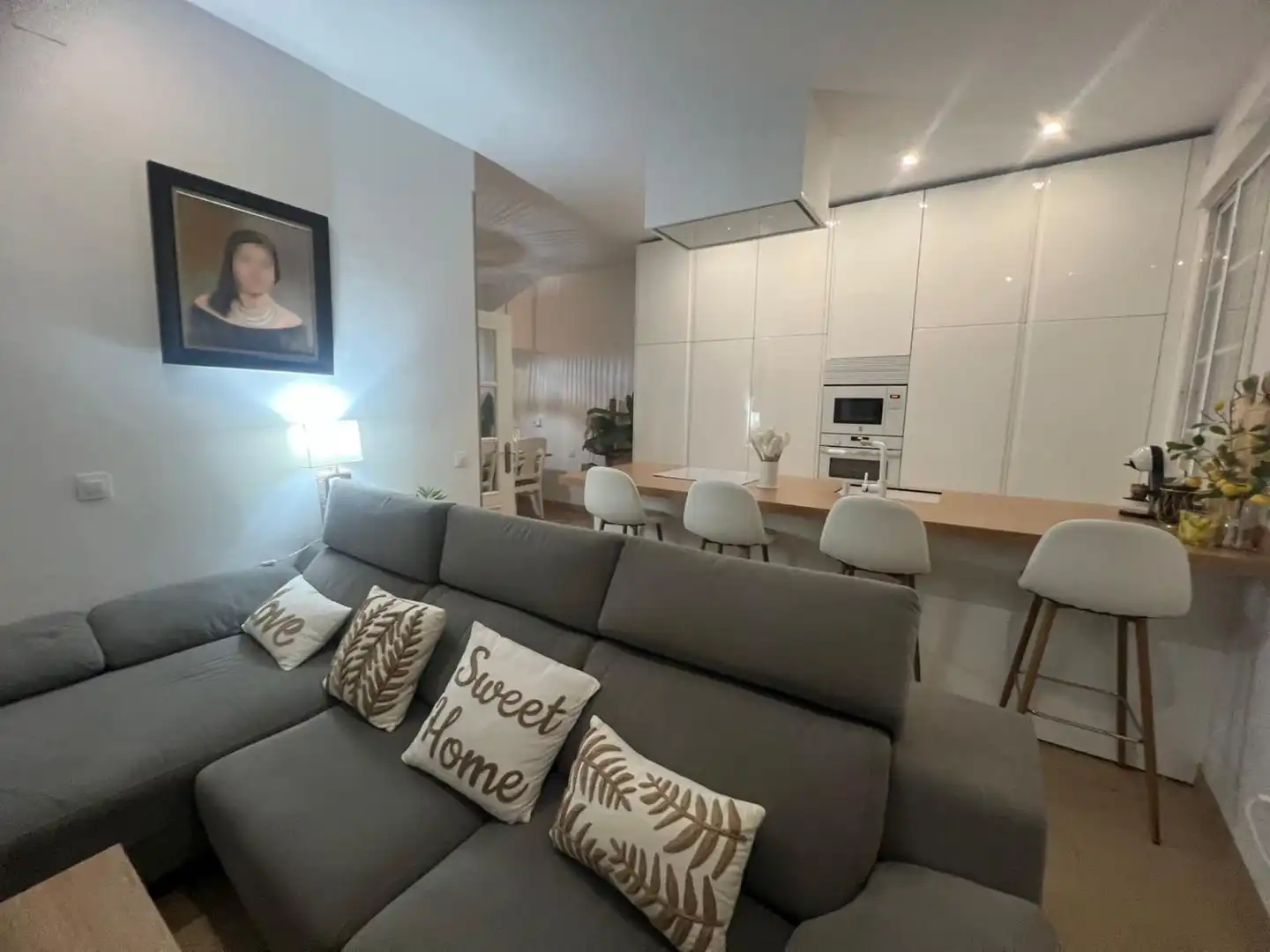 Wohnzimmer von Wohnung zum Verkauf in Jerez de la Frontera mit Klimaanlage und Privatgarten