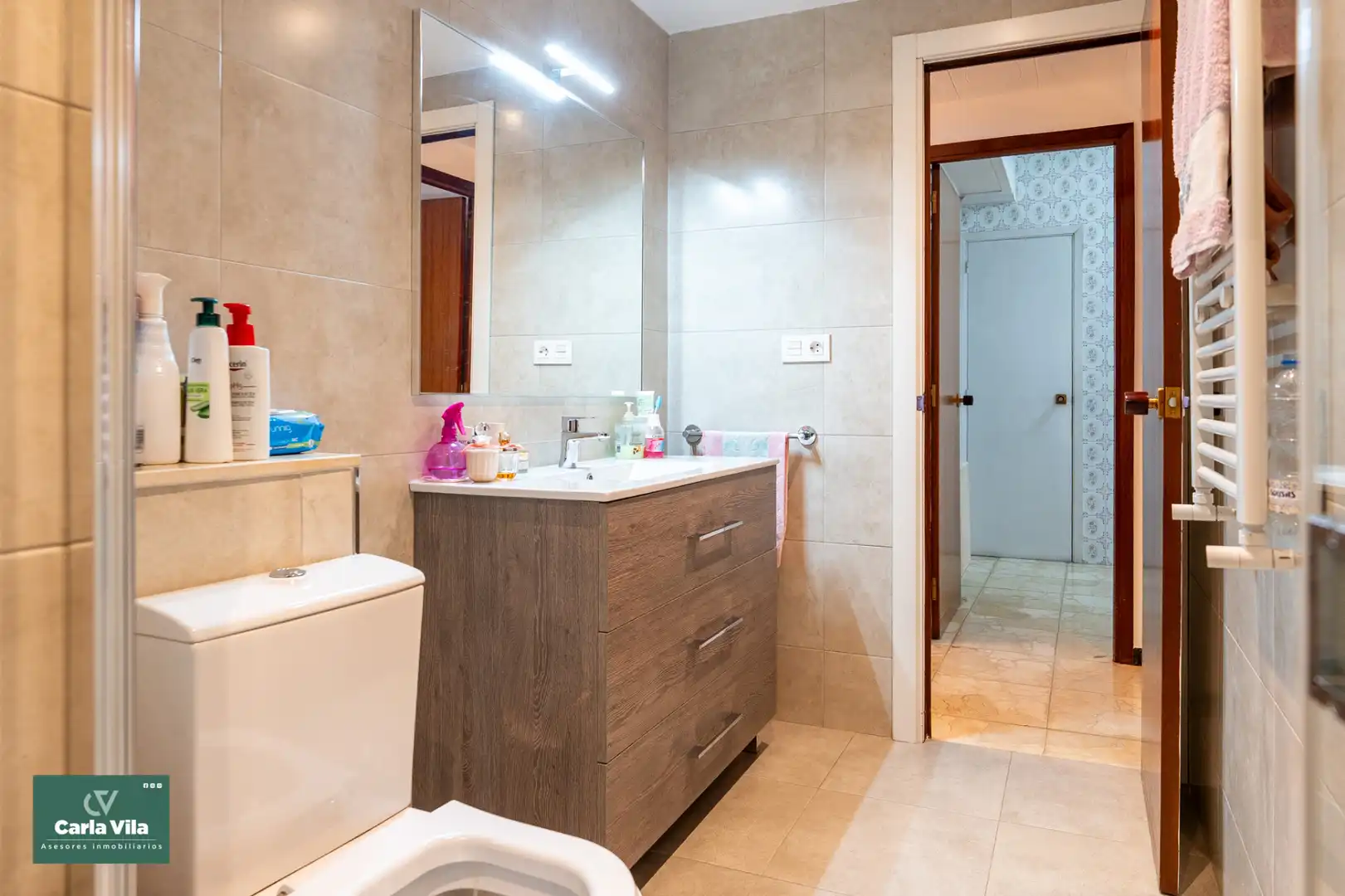 Bathroom of Flat for sale in Lugo  with Heating, Parquet flooring and Terrace
