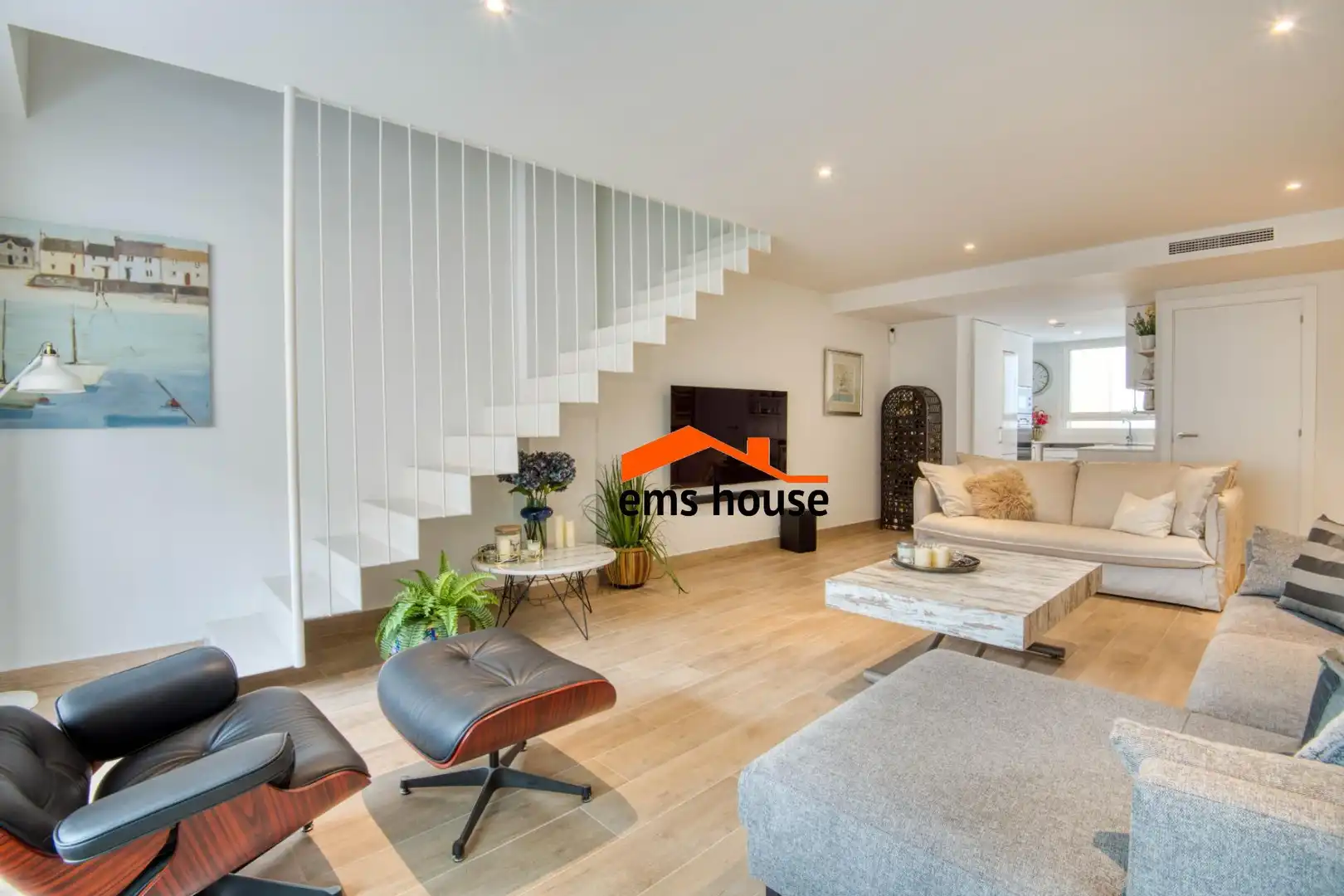 Sala d'estar de Apartament en venda en Calonge i Sant Antoni amb Aire condicionat, Calefacció i Terrassa
