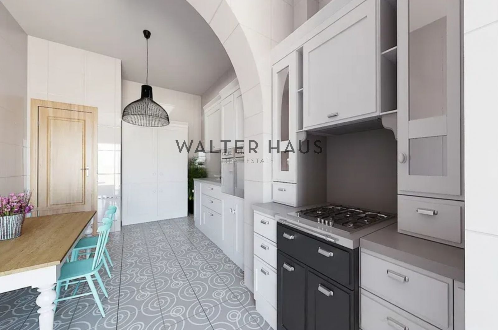 Kitchen of House or chalet for sale in  Madrid Capital  with Balcony