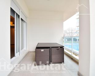 Terrace of Flat for sale in Piles  with Air Conditioner, Heating and Private garden