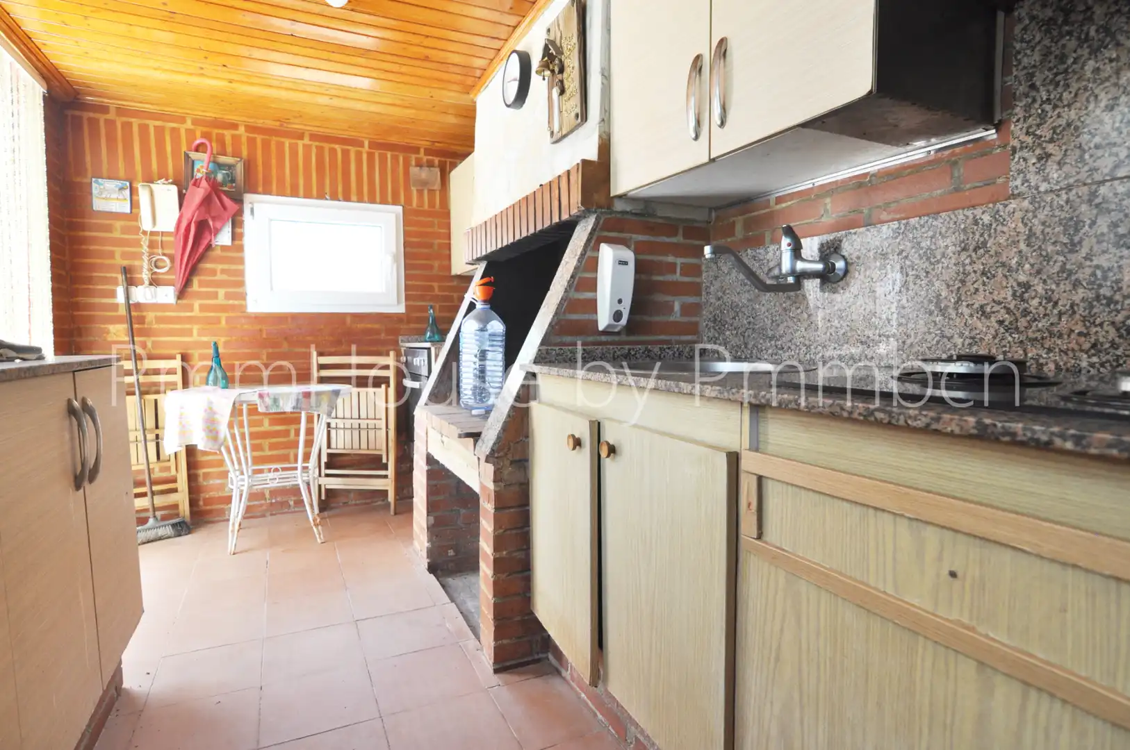 Cuina de Casa o xalet en venda en Mediona amb Calefacció, Jardí privat i Terrassa