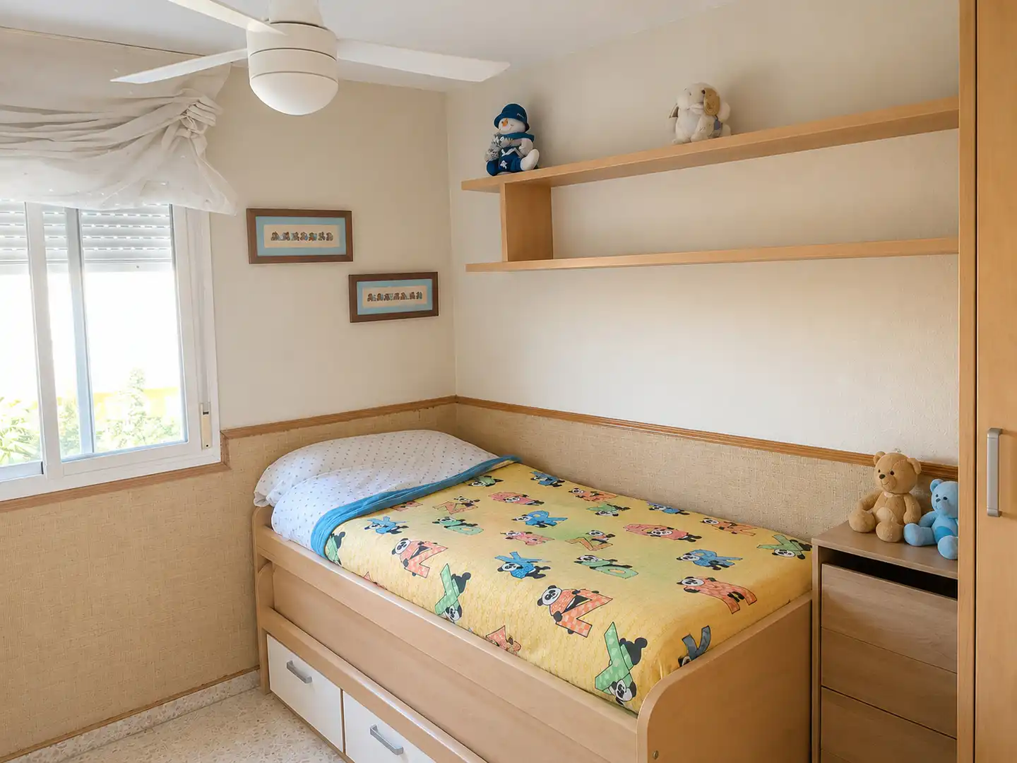 Bedroom of Flat for sale in Málaga  with Air Conditioner, Private garden and Terrace