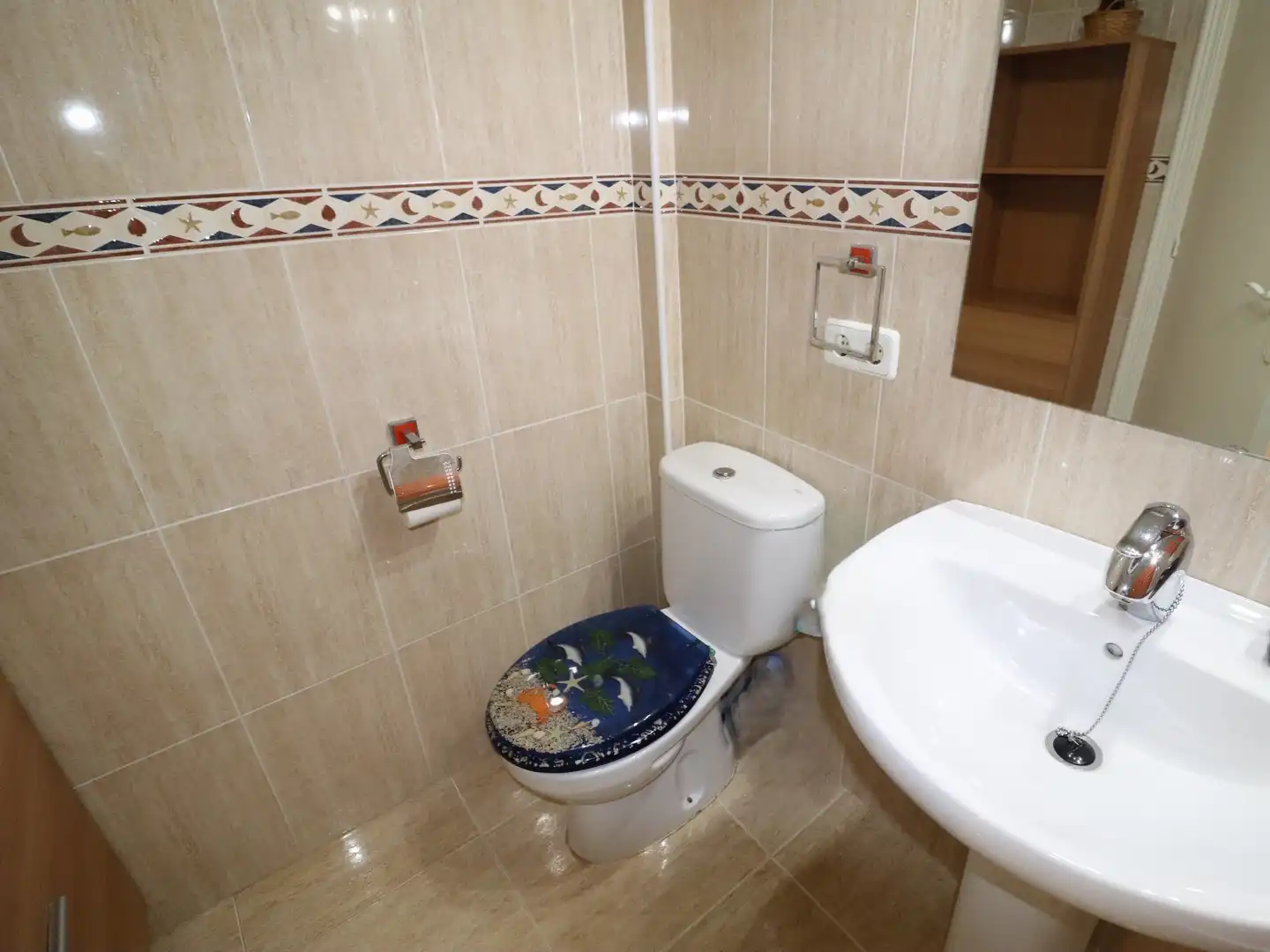 Baño de Casa adosada de alquiler en Llucmajor con Aire acondicionado, Jardín privado y Terraza