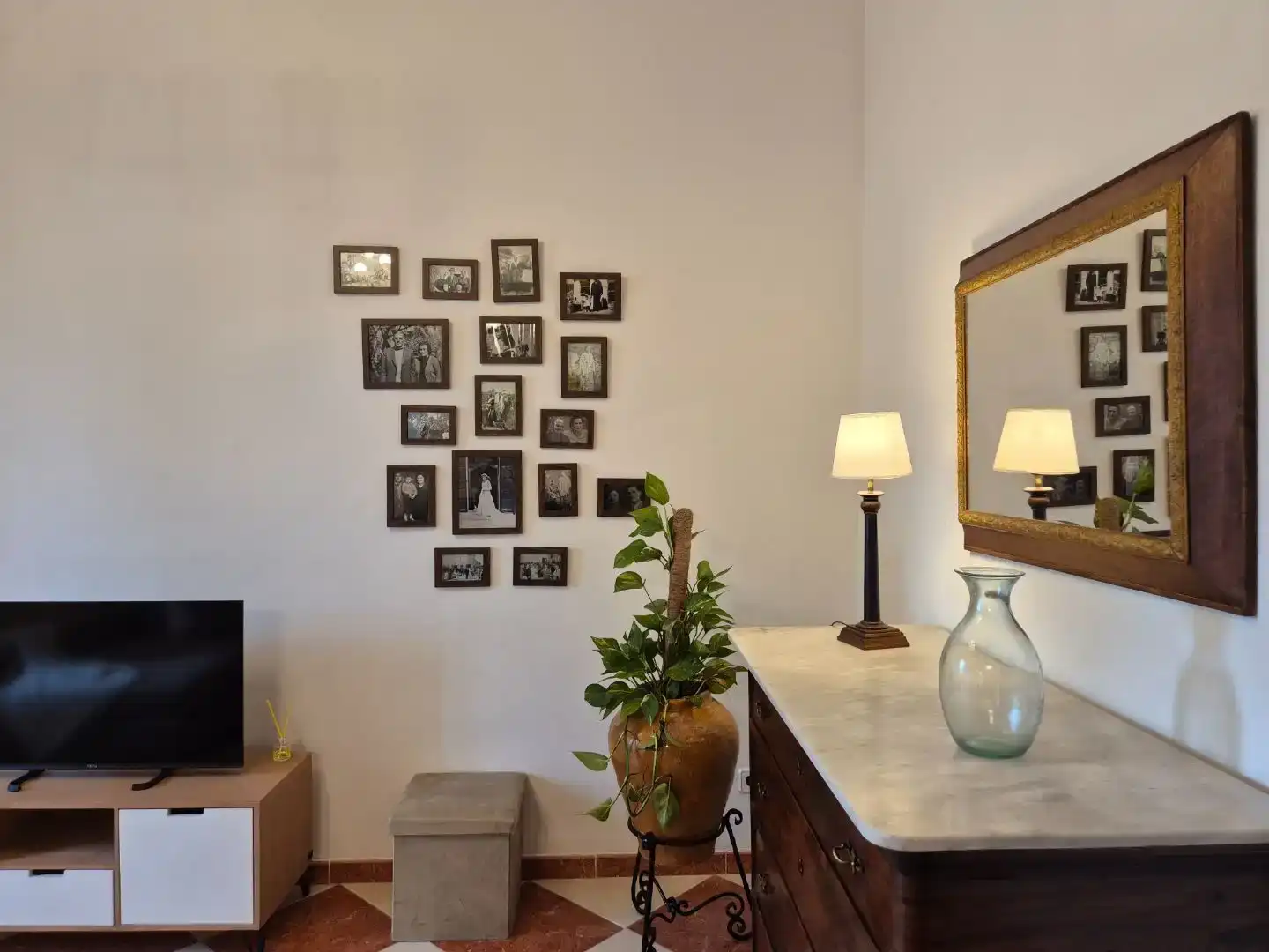 Sala d'estar de Casa adosada de lloguer en Ariany amb Aire condicionat, Jardí privat i Traster