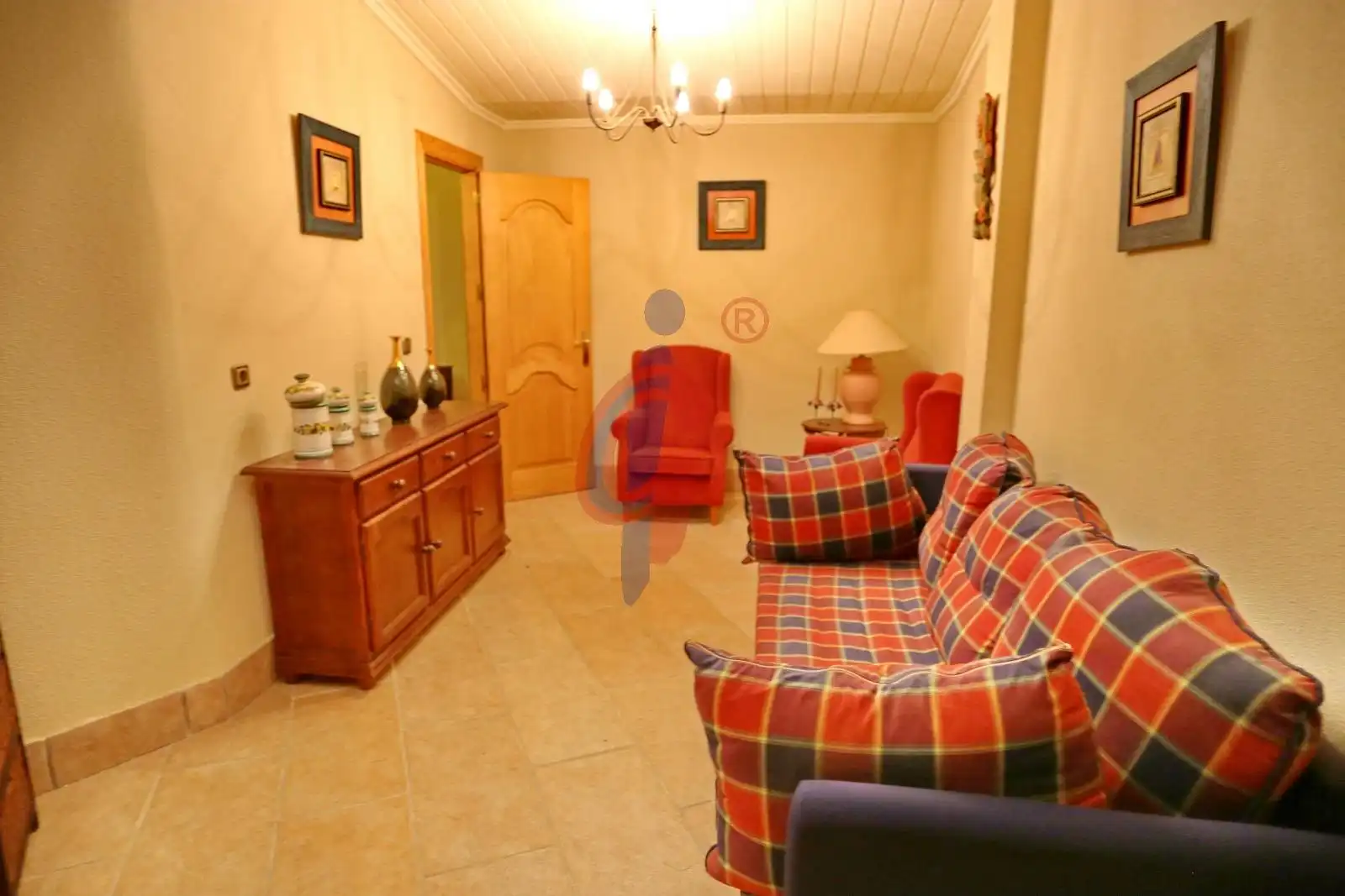 Sala de estar de Casa o chalet en venta en Guardamar del Segura con Aire acondicionado, Jardín privado y Terraza