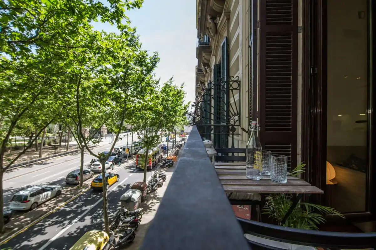 Terrasse von Wohnungen zur Miete in Barcelona mit Klimaanlage, Heizung und Möbliert