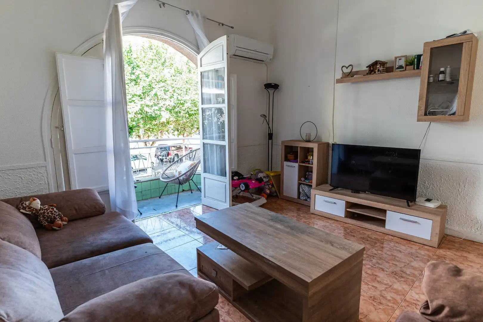 Sala de estar de Piso en venta en Murcia con Balcón