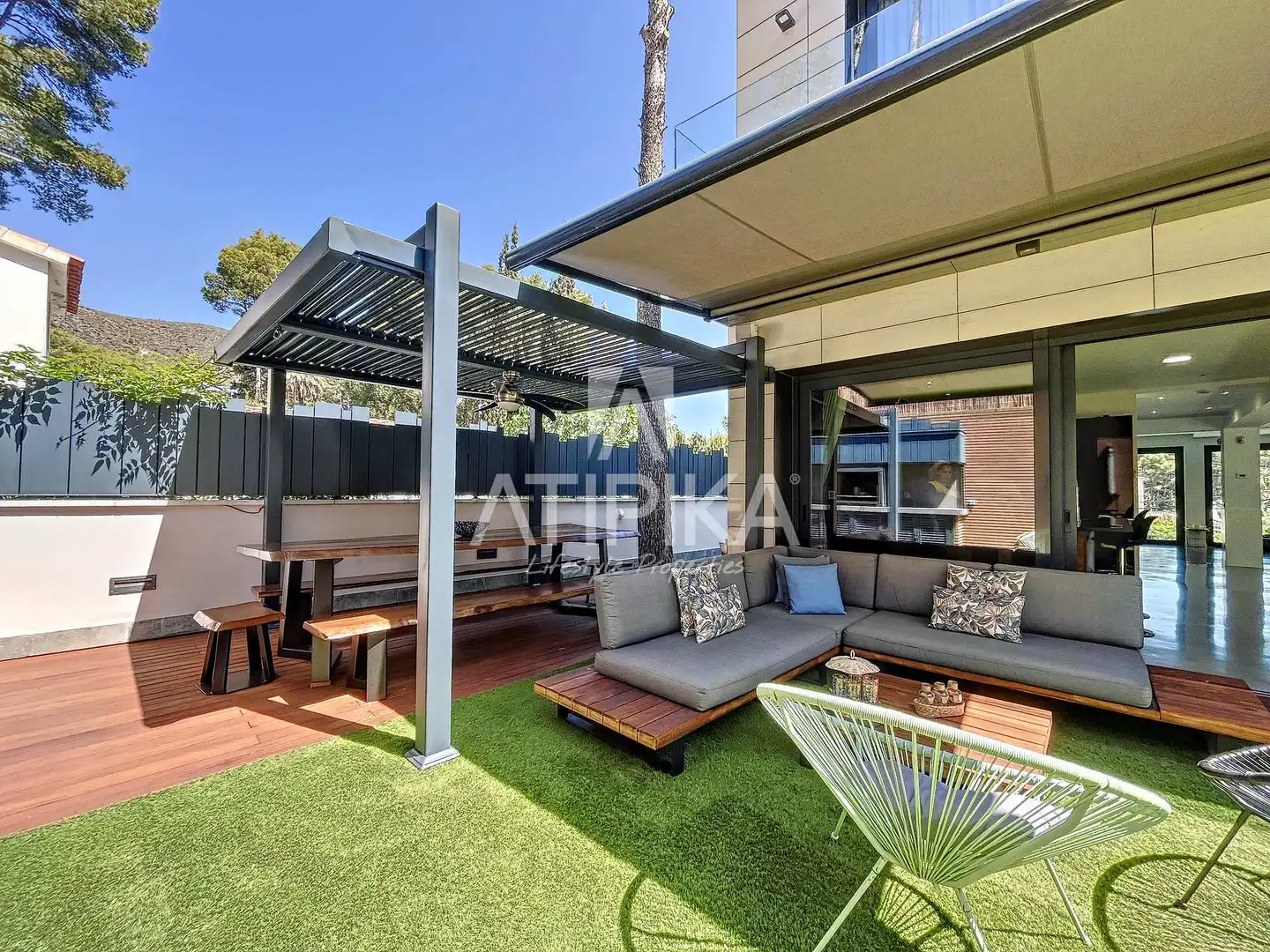 Terrace of Houses for rent in Castelldefels  with Heating, Terrace and Swimming Pool