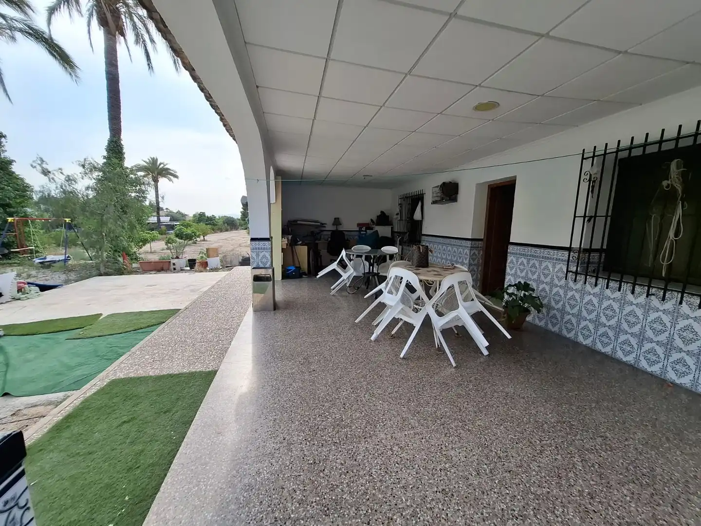 Terrassa de Casa o xalet en venda en Elche / Elx amb Jardí privat i Moblat
