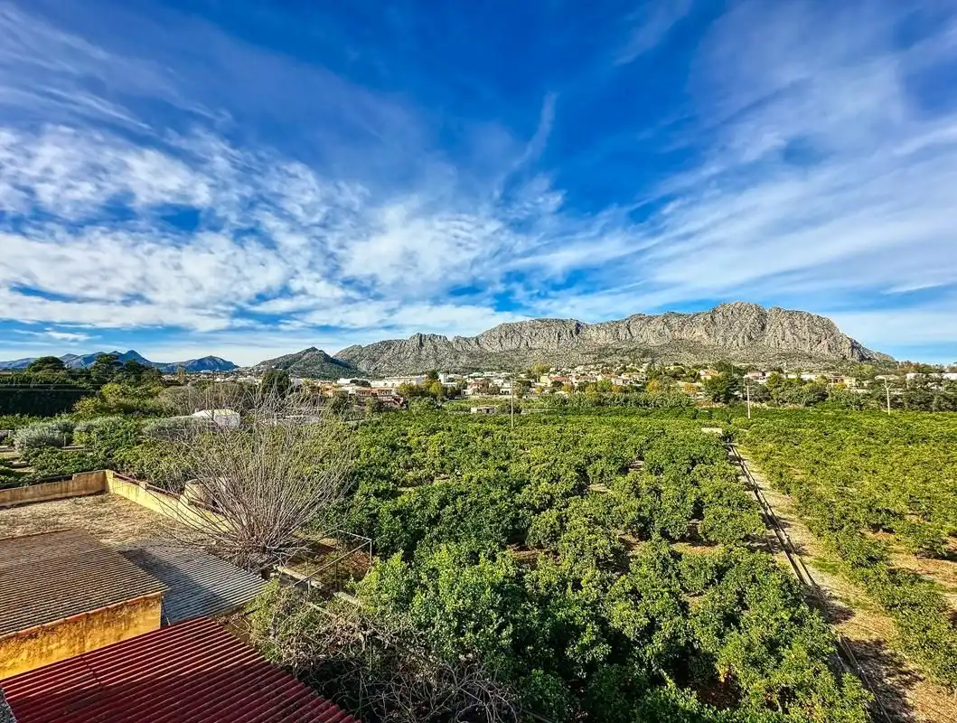 Vista exterior de Casa o xalet en venda en Beniarbeig amb Jardí privat, Terrassa i Traster