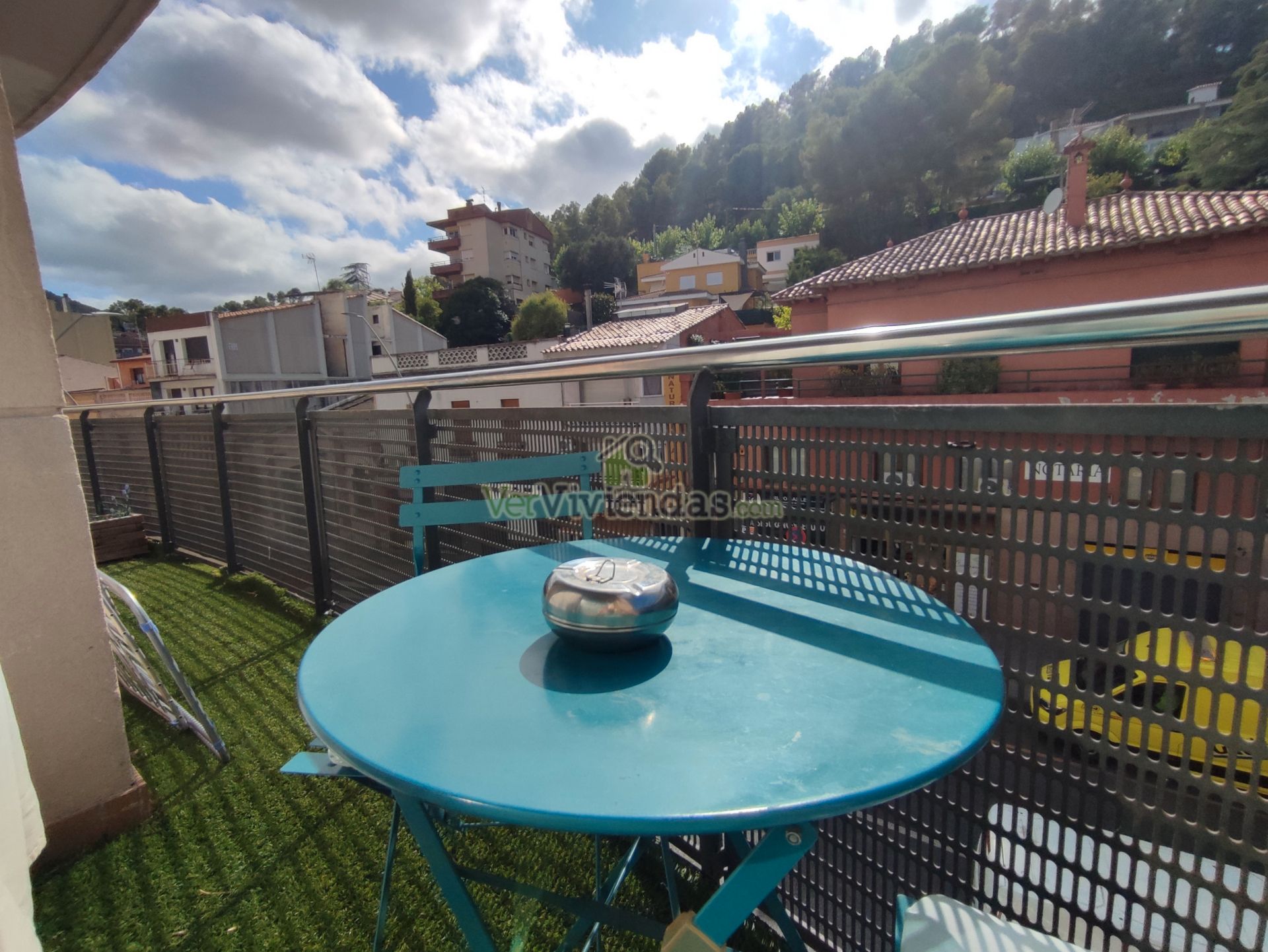 Terrace of Flat for sale in Vallirana  with Air Conditioner, Heating and Parquet flooring
