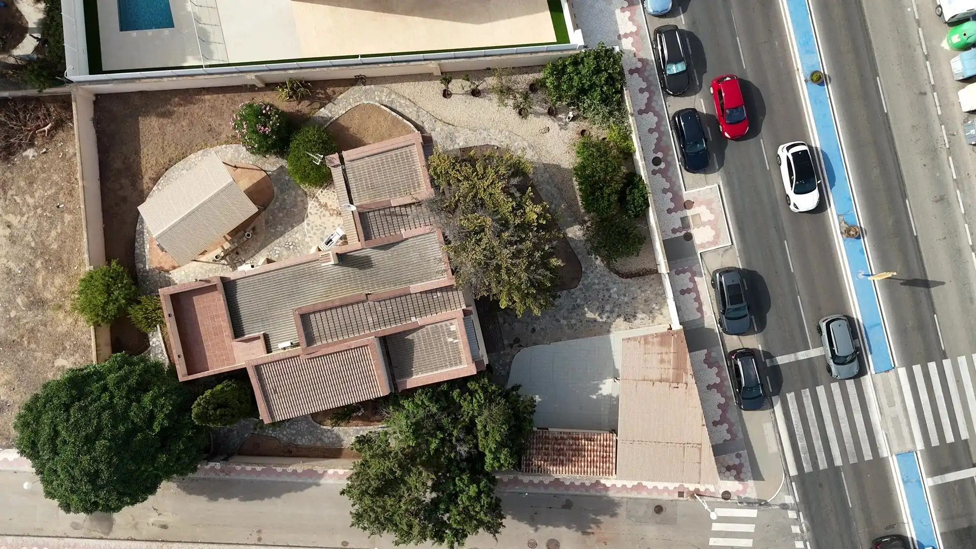 Vista exterior de Casa o xalet en venda en La Manga del Mar Menor amb Aire condicionat, Calefacció i Jardí privat
