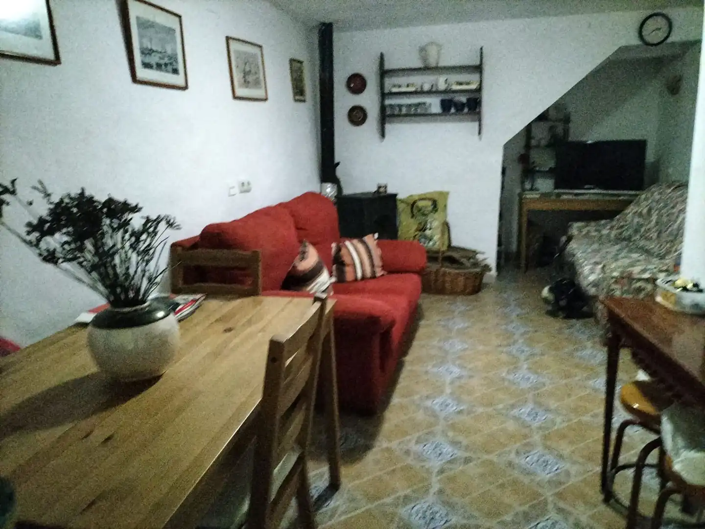 Sala de estar de Finca rústica en venta en Málaga