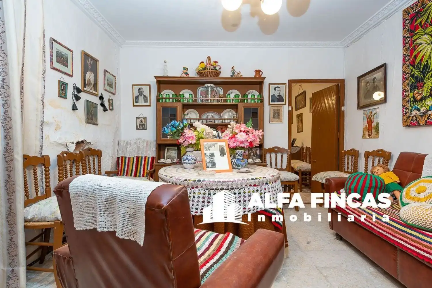 Sala de estar de Casa o chalet en venta en Las Mesas   con Jardín privado