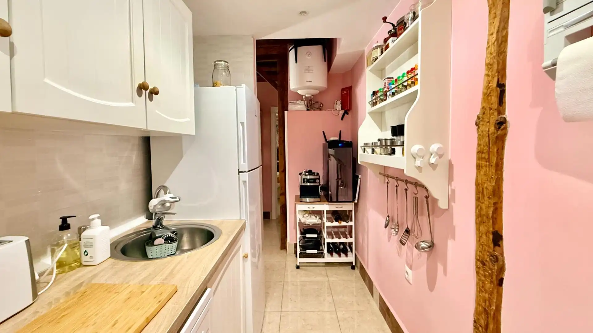 Cocina de Casa o chalet en venta en Cozuelos de Fuentidueña con Alarma