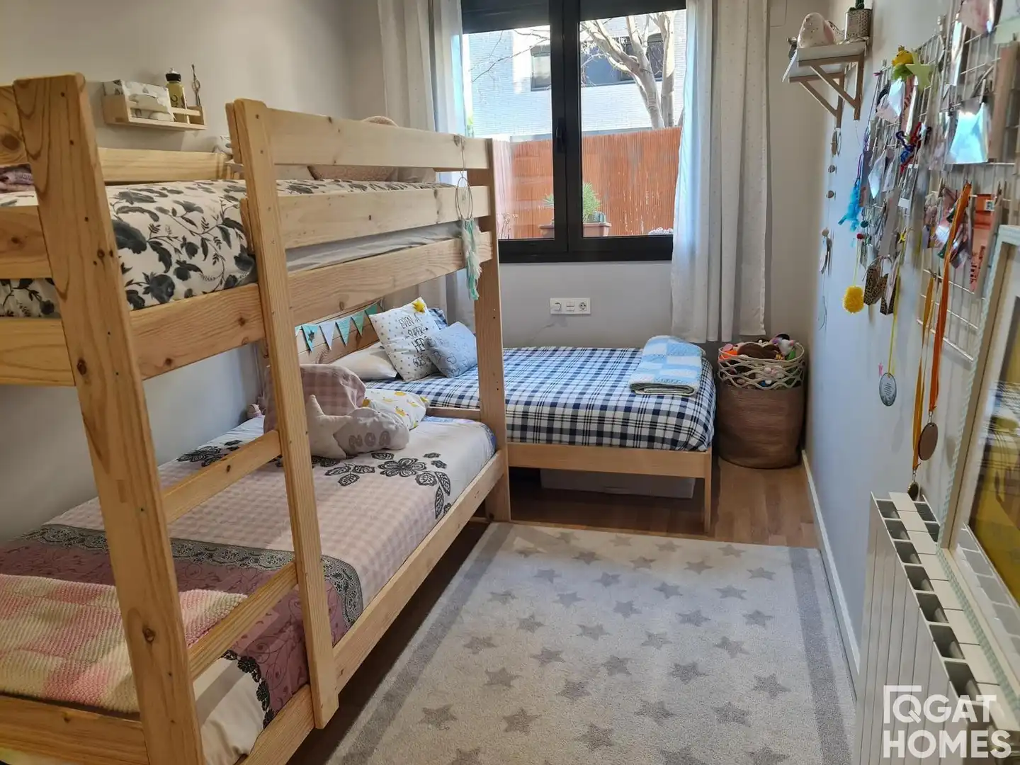 Dormitori de Pis de lloguer en Sant Cugat del Vallès amb Aire condicionat, Jardí privat i Terrassa