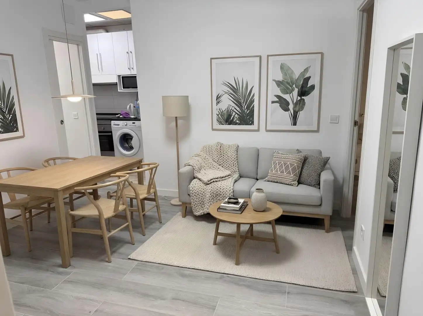 Wohnzimmer von Wohnungen zur Miete in Madrid mit Klimaanlage, Heizung und Möbliert