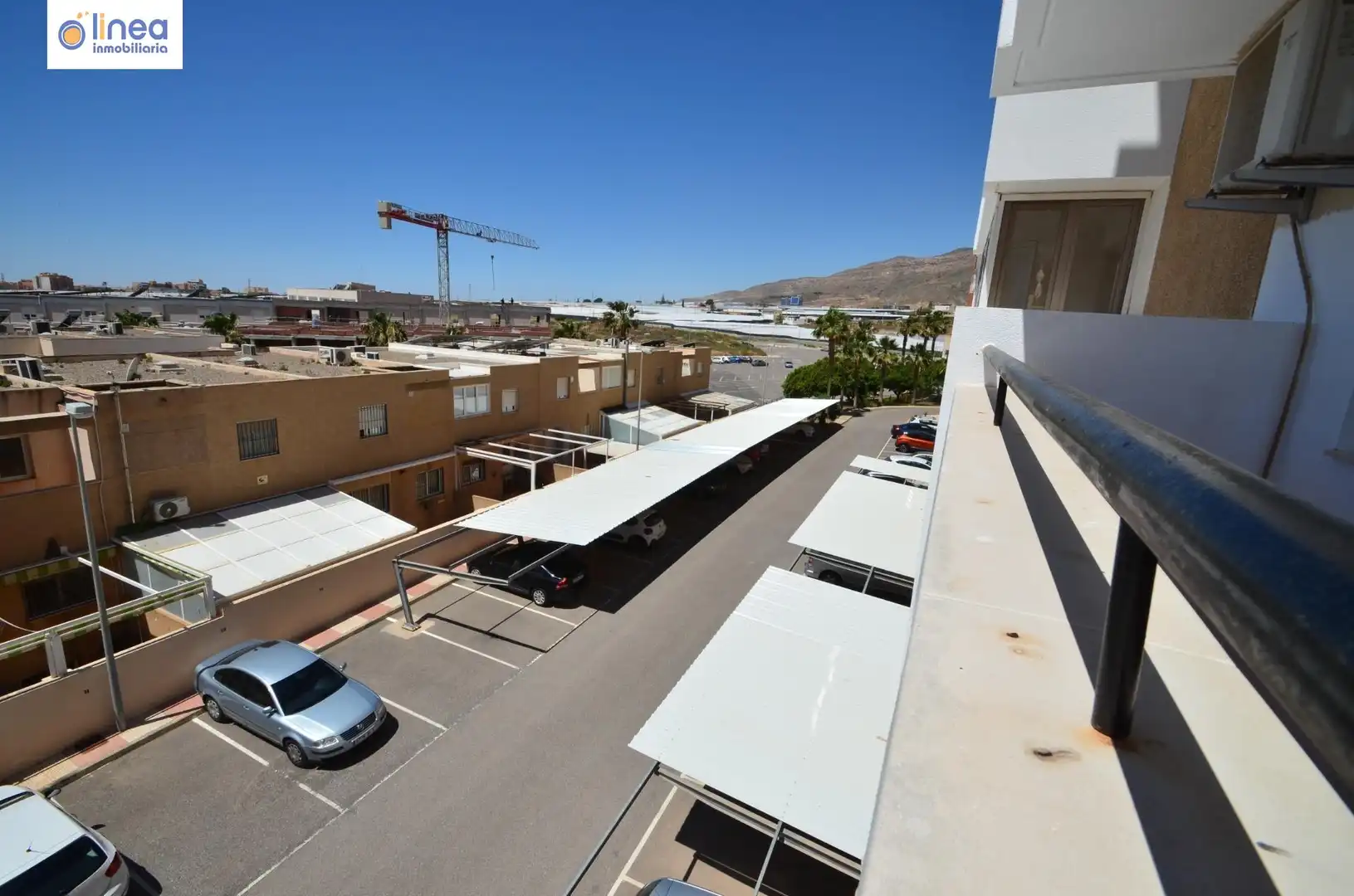 Parking of Flat for rent in Roquetas de Mar  with Air Conditioner, Terrace and Storage room