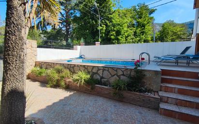 Swimming pool of House or chalet for sale in Barx  with Heating, Private garden and Terrace