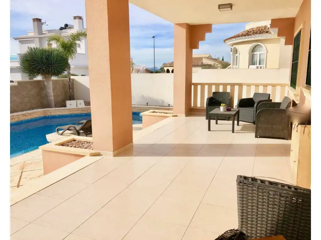 Terrassa de Casa o xalet en venda en Rojales amb Jardí privat, Terrassa i Moblat