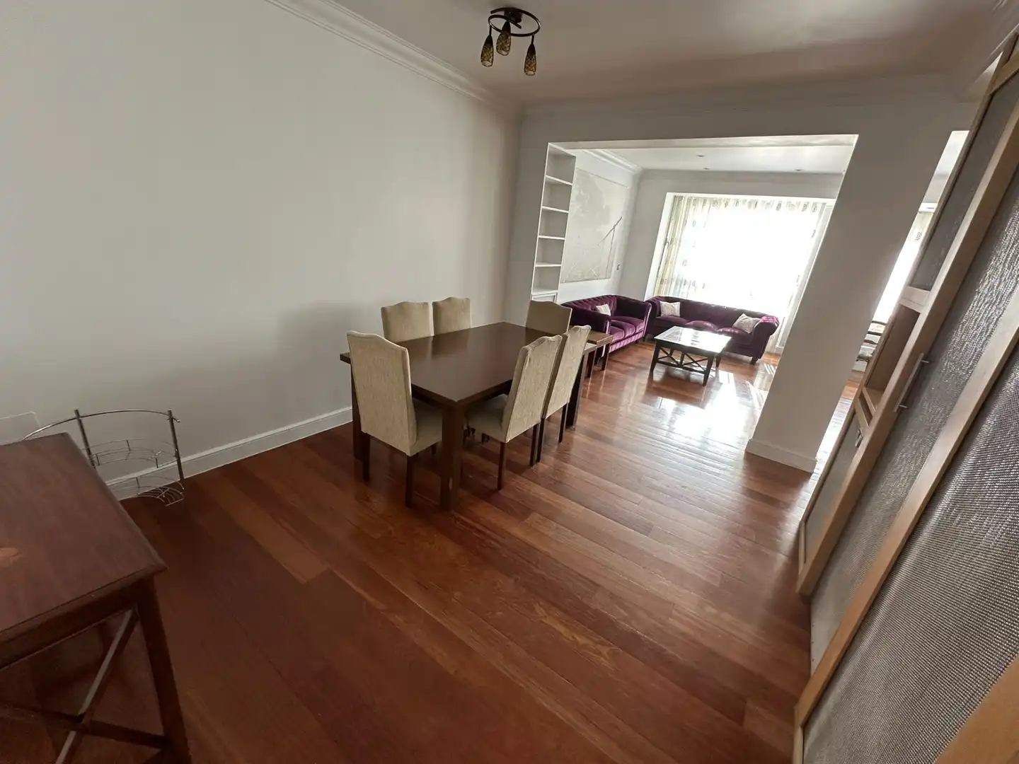 Dining room of Flat for rent in Madrid  with Air Conditioner, Heating and Parquet flooring