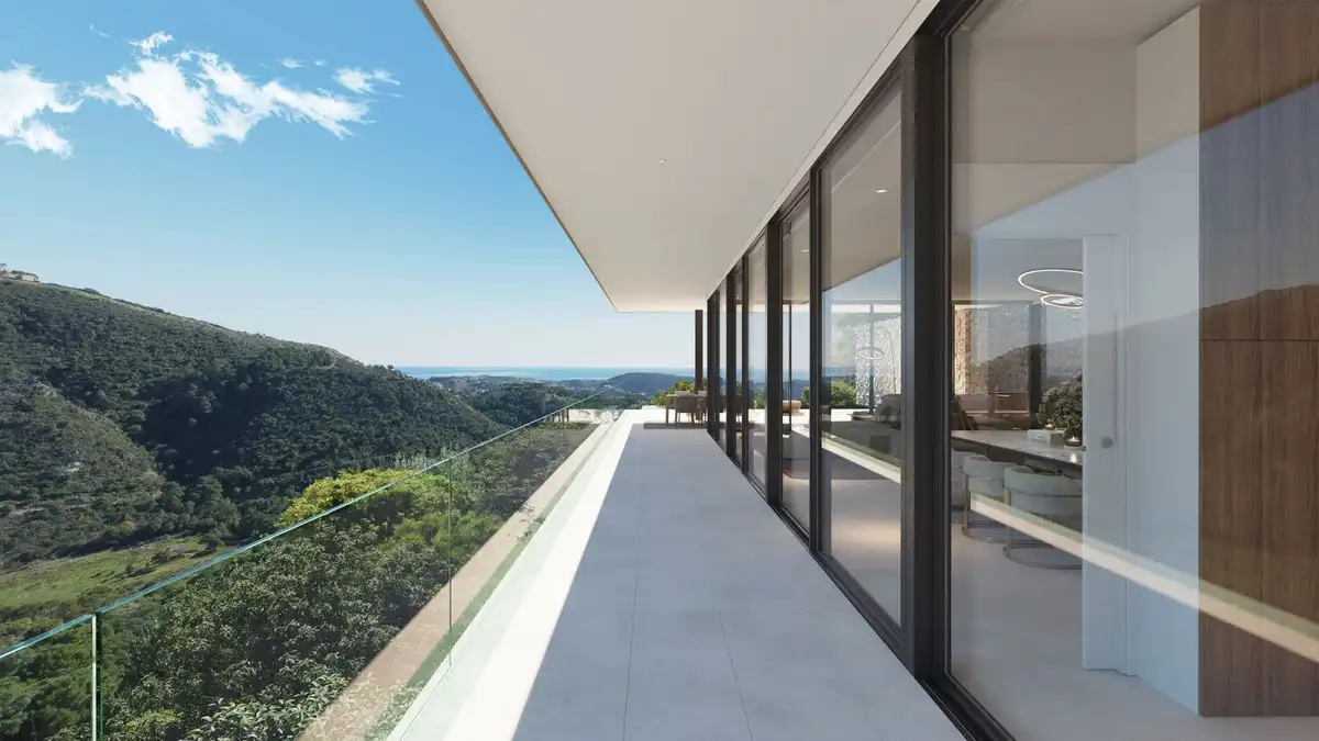 Terraza de Casa o chalet en venta en Benahavís con Aire acondicionado, Jardín privado y Terraza