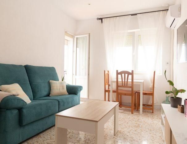Living room of Flat to rent in  Cádiz Capital  with Air Conditioner and Terrace