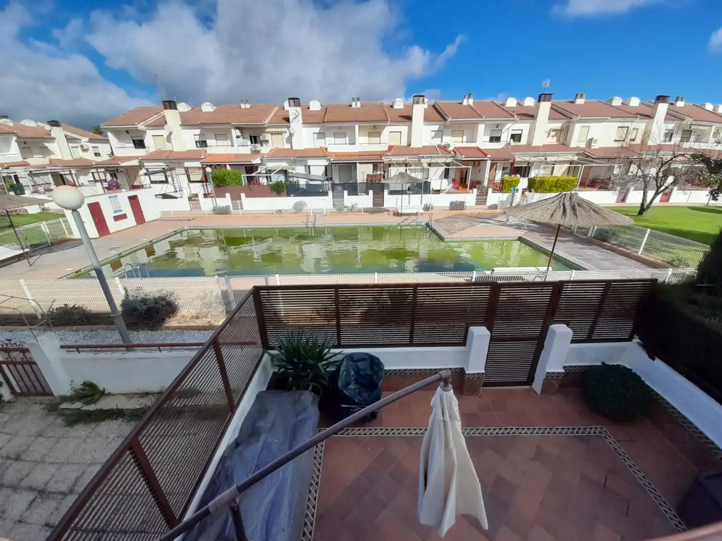 Swimming pool of Detached homes for sale in Almodóvar del Campo  with Air Conditioner, Heating and Terrace