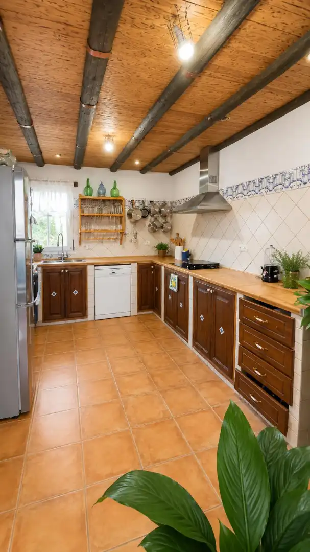 Cocina de Casa adosada en venta en Marbella con Aire acondicionado, Jardín privado y Horno