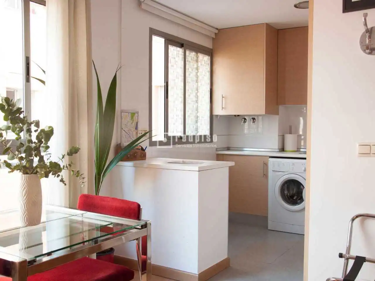 Cocina de Estudio en venta en Málaga con Aire acondicionado, Calefacción y Terraza