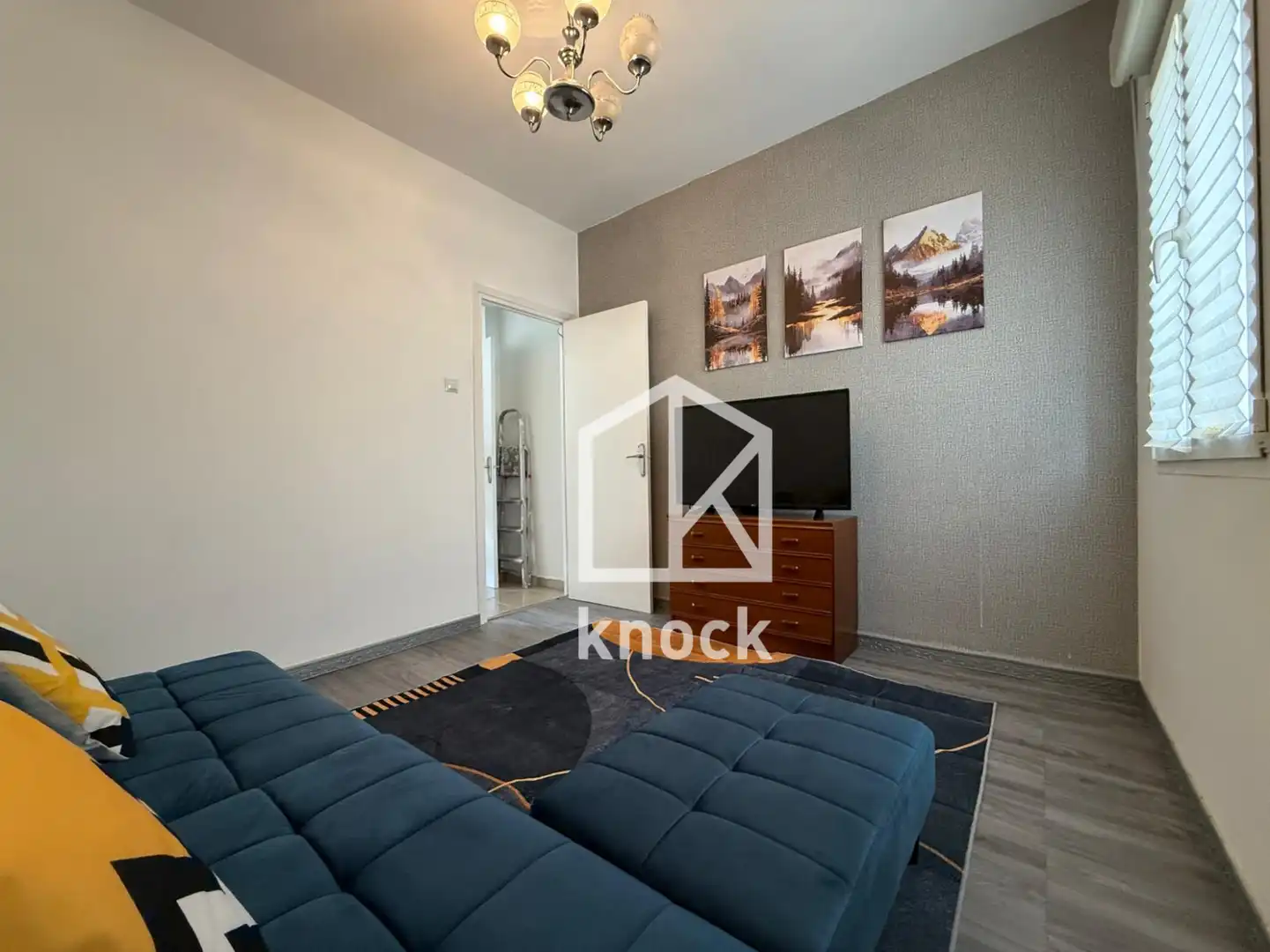 Living room of Flat for sale in Aller  with Storage room