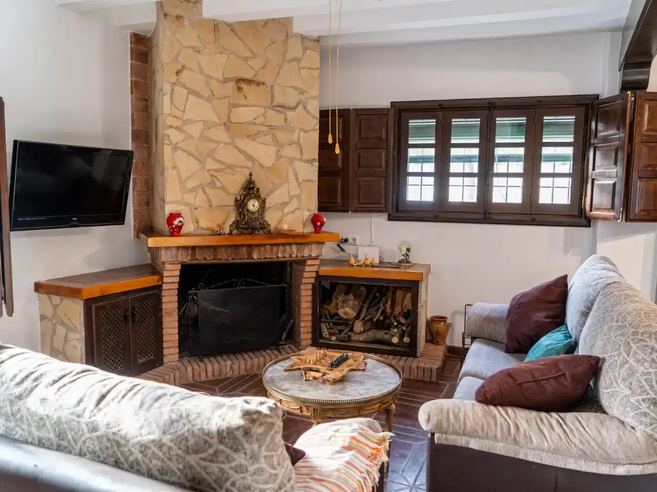 Living room of Houses for rent in Iznájar  with Private garden, Storage room and Swimming Pool