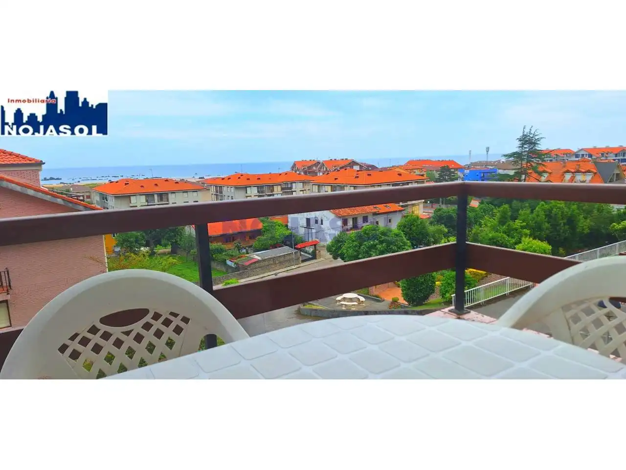 Terrassa de Apartament de lloguer en Noja amb Calefacció, Terrassa i Moblat