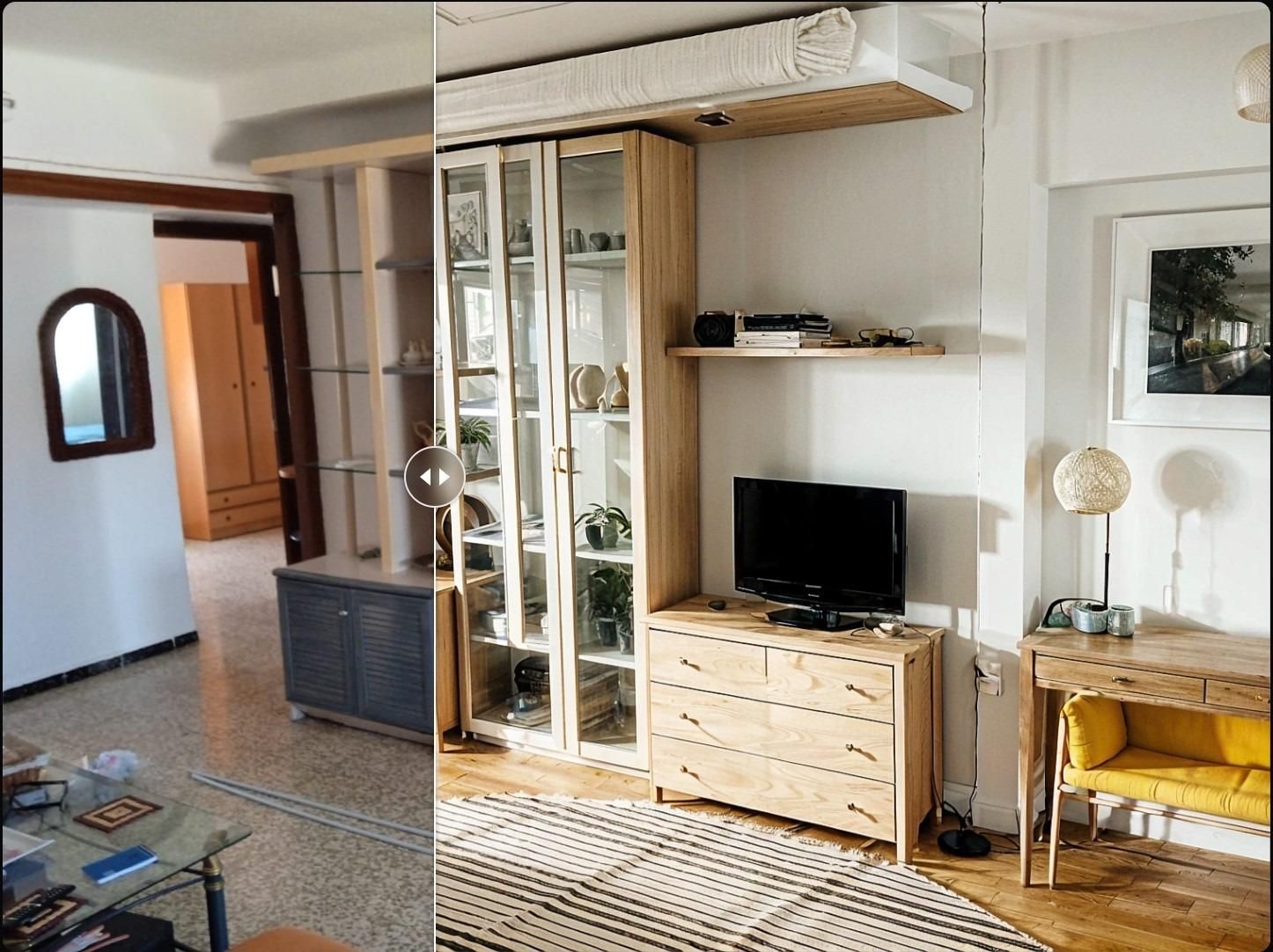 Sala d'estar de Pis en venda en Málaga Capital amb Aire condicionat