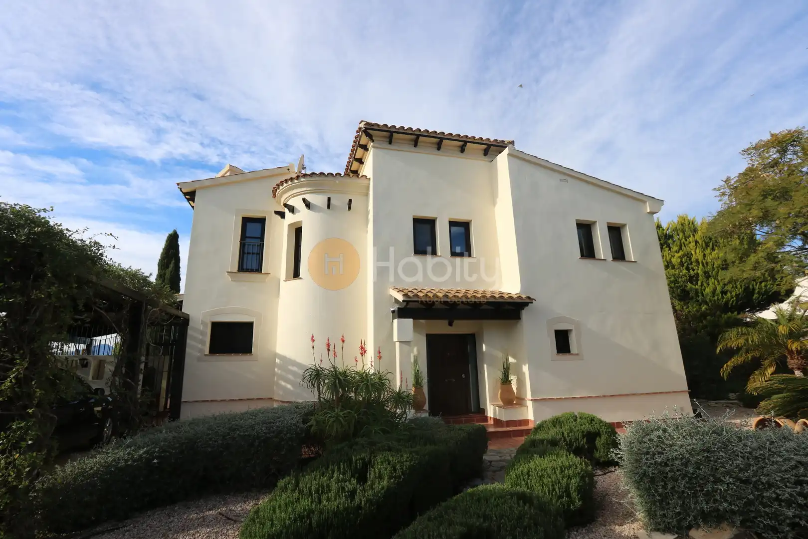 Vista exterior de Casa o xalet en venda en Fuente Álamo de Murcia amb Aire condicionat, Calefacció i Jardí privat