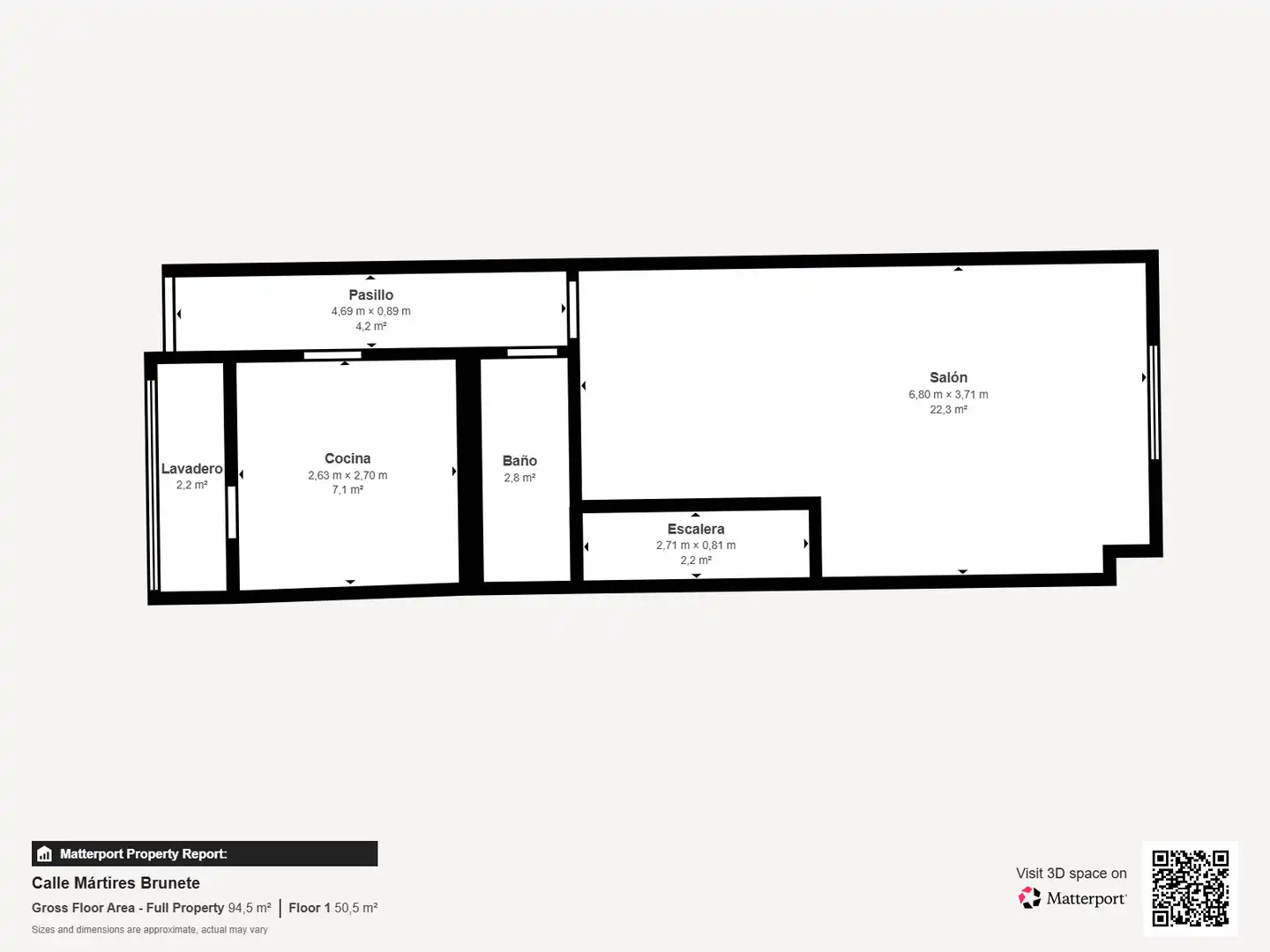 Duplexes for sale in Brunete  with Air Conditioner, Heating and Storage room