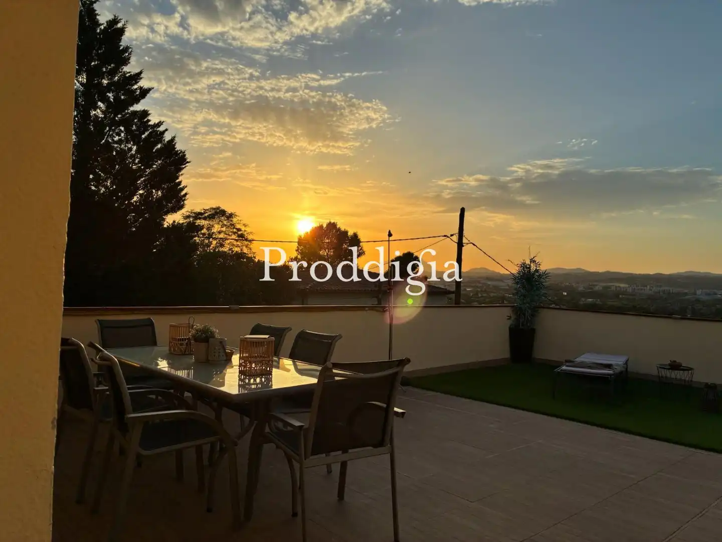 Terrace of Attic for rent in Sant Cugat del Vallès  with Air Conditioner, Heating and Private garden