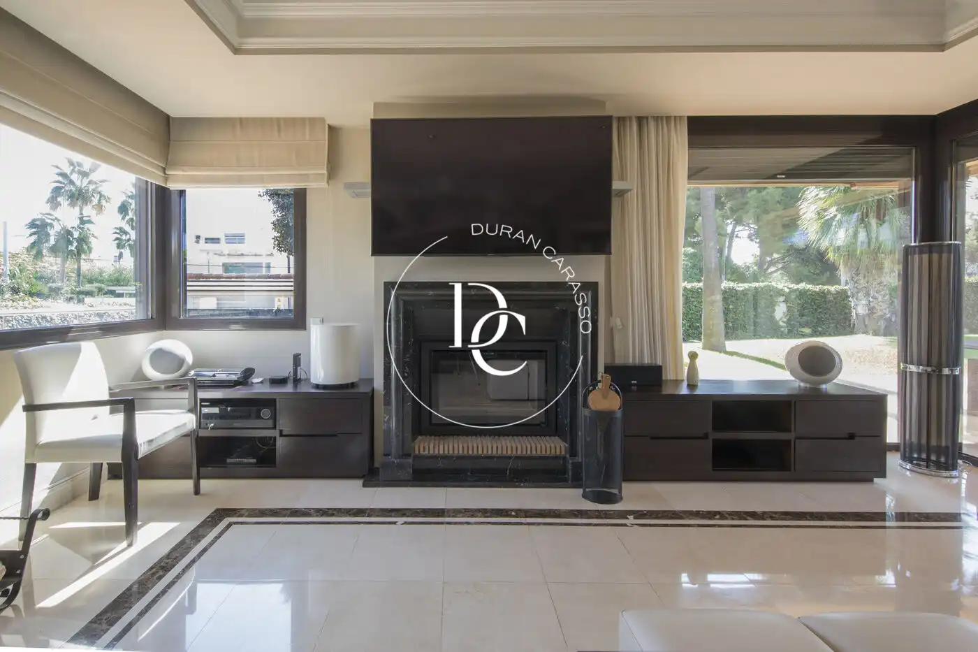 Sala d'estar de Casa o xalet de lloguer en Sitges amb Aire condicionat, Calefacció i Jardí privat