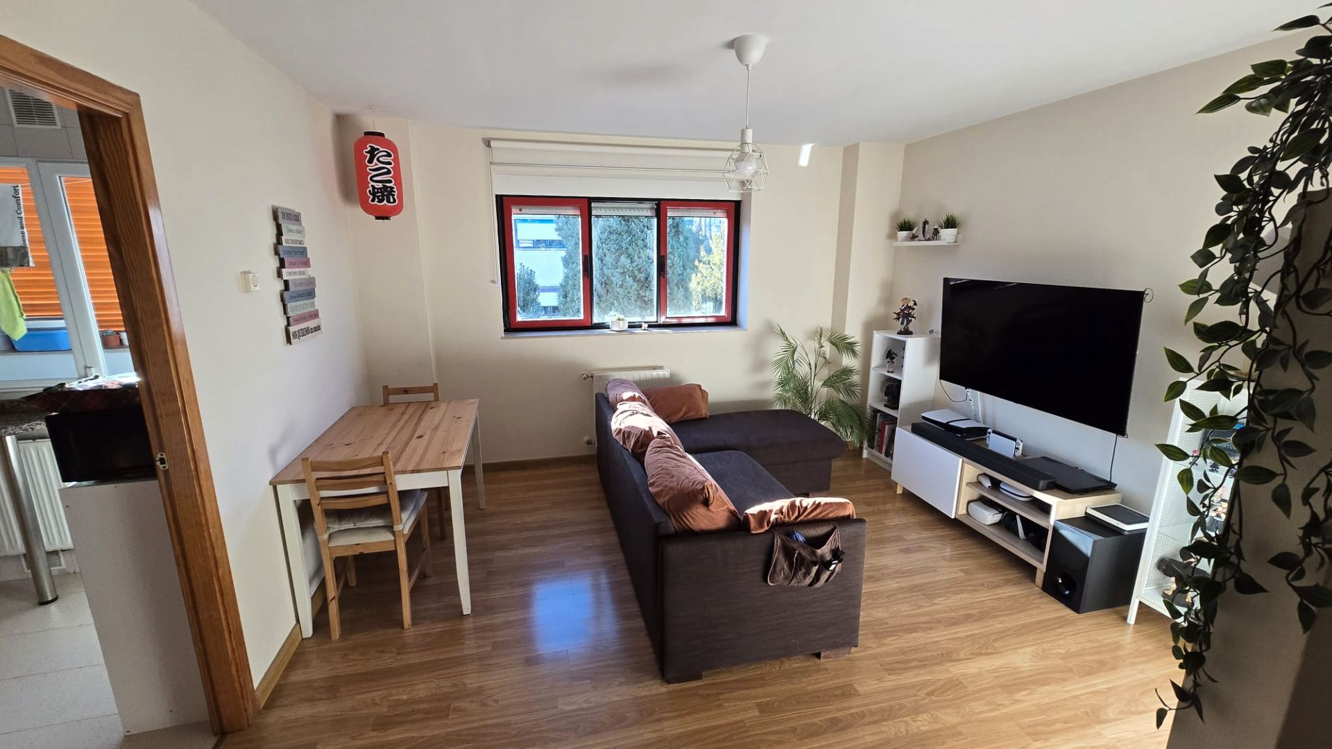 Living room of Flat for sale in Langreo  with Heating, Storage room and Furnished